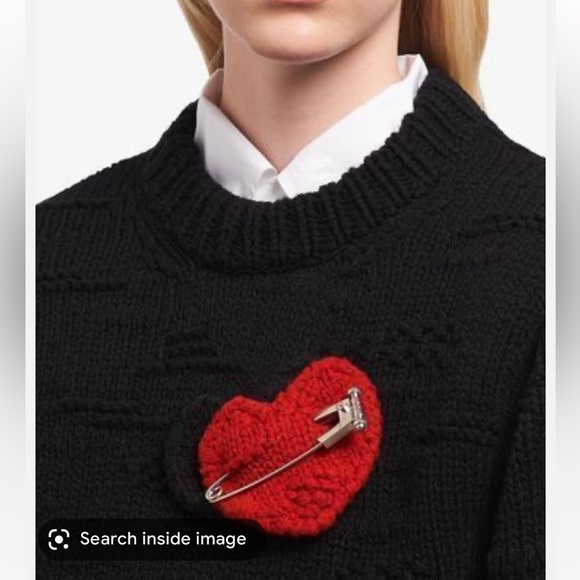 PRADA Spille in tessuto knitted heart
Nero+Rosso ❤️❤️❤️ - Picture 3 of 15